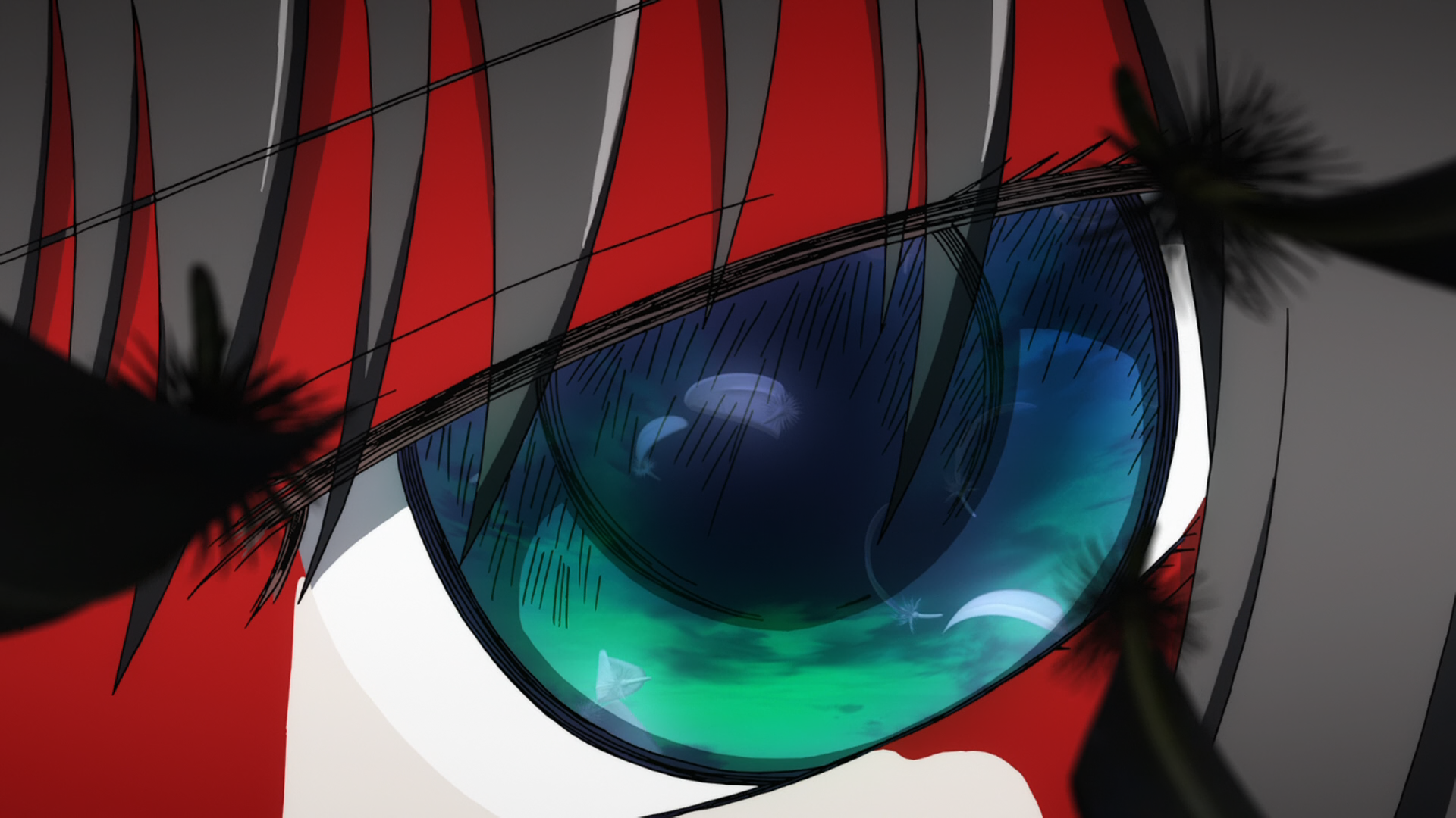 In Homura's eyes the feathers were white all along.