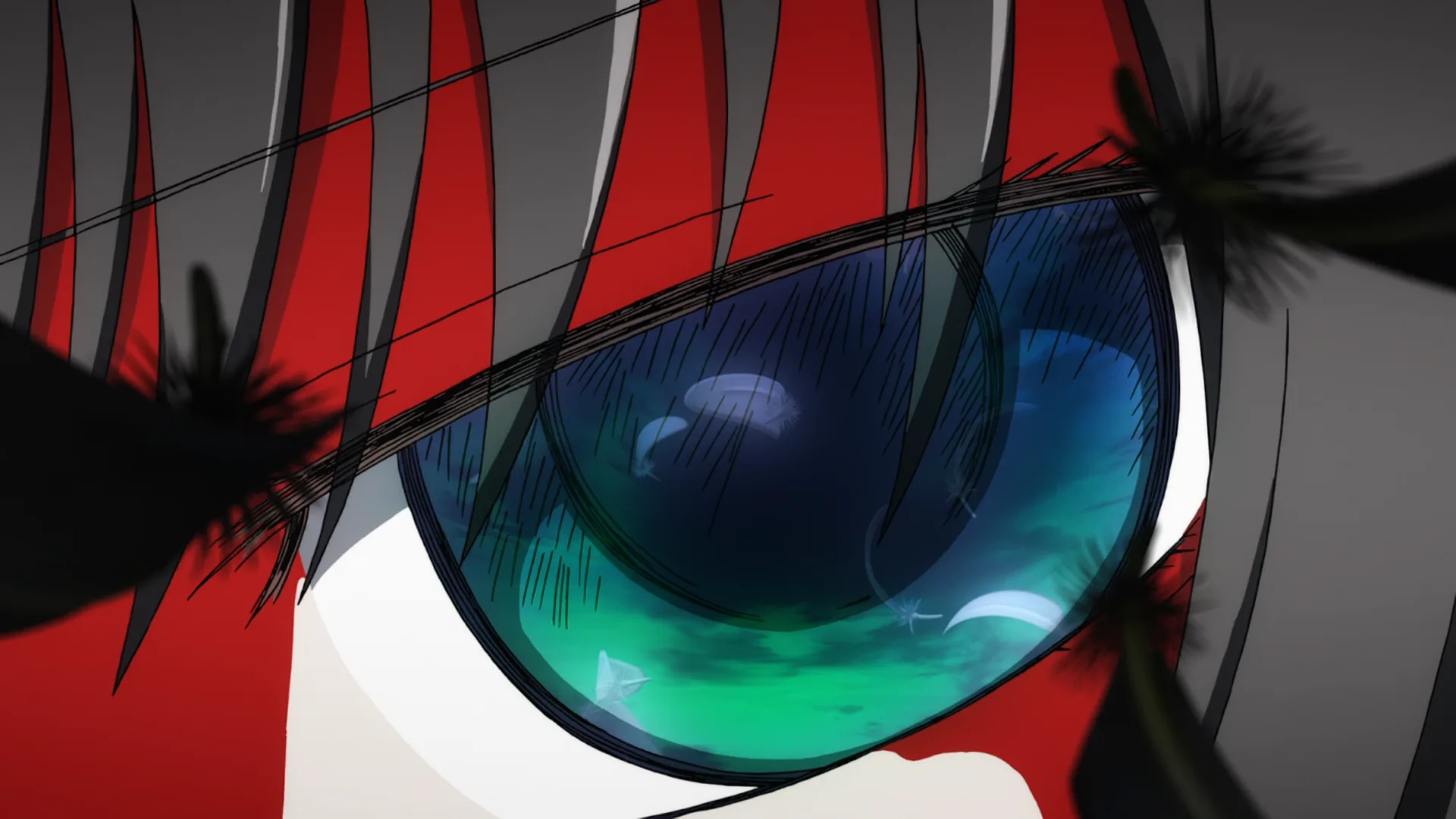 In Homura's eyes the feathers were white all along.
